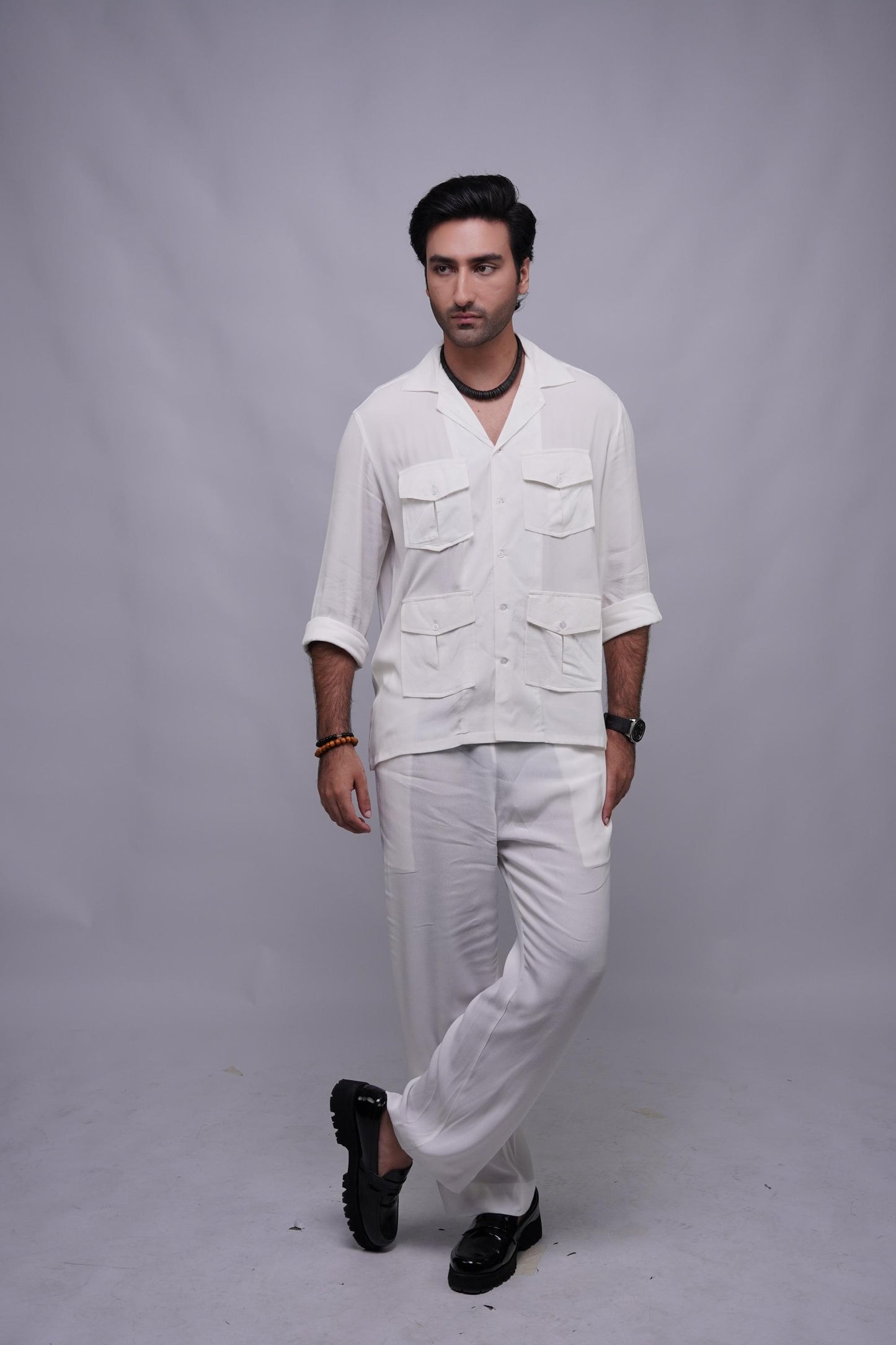 Soft Touch - Coord Set - White