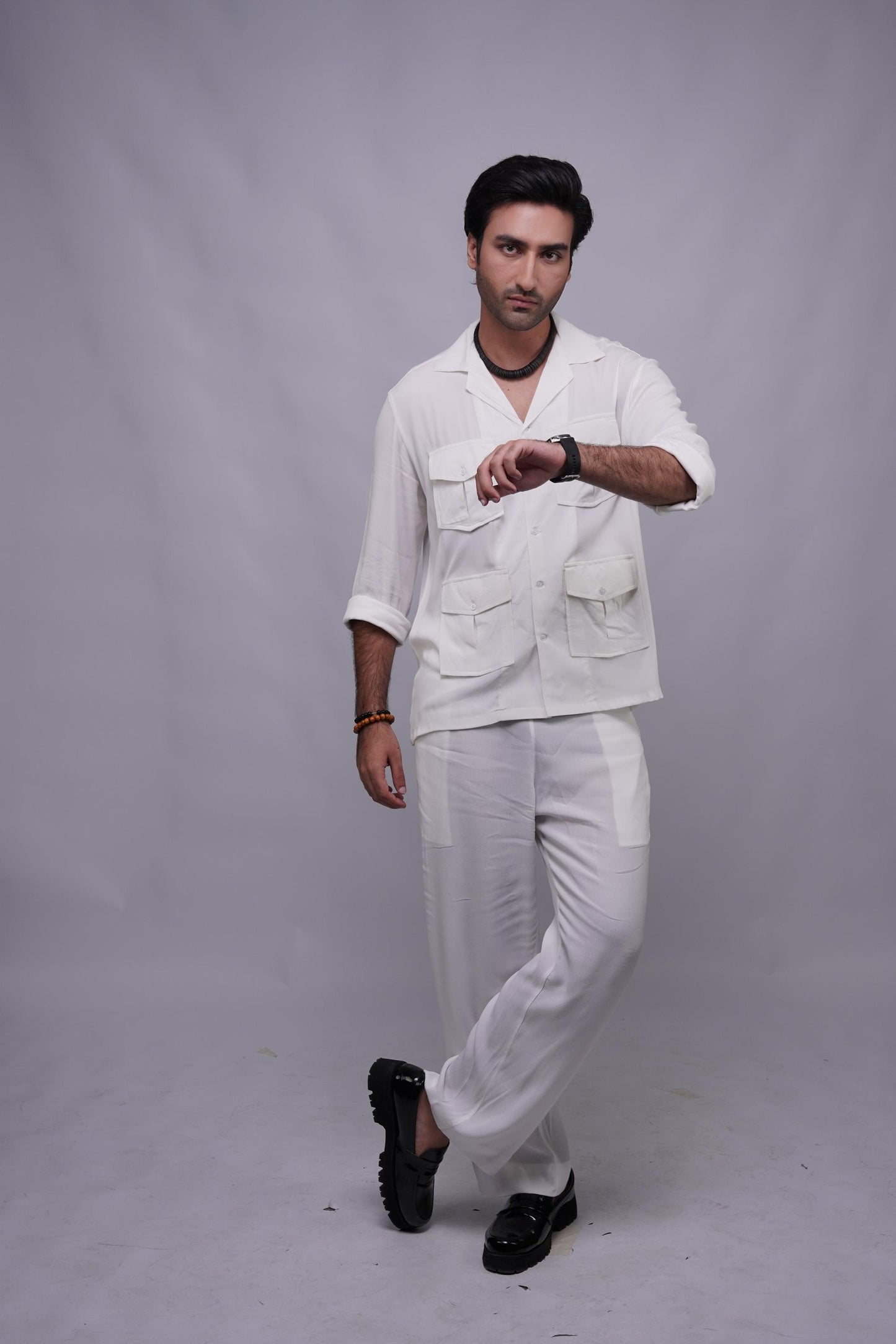 Soft Touch - Coord Set - White
