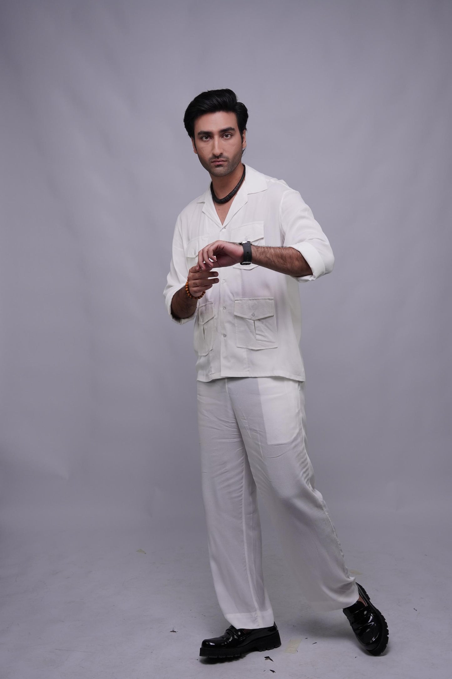 Soft Touch - Coord Set - White