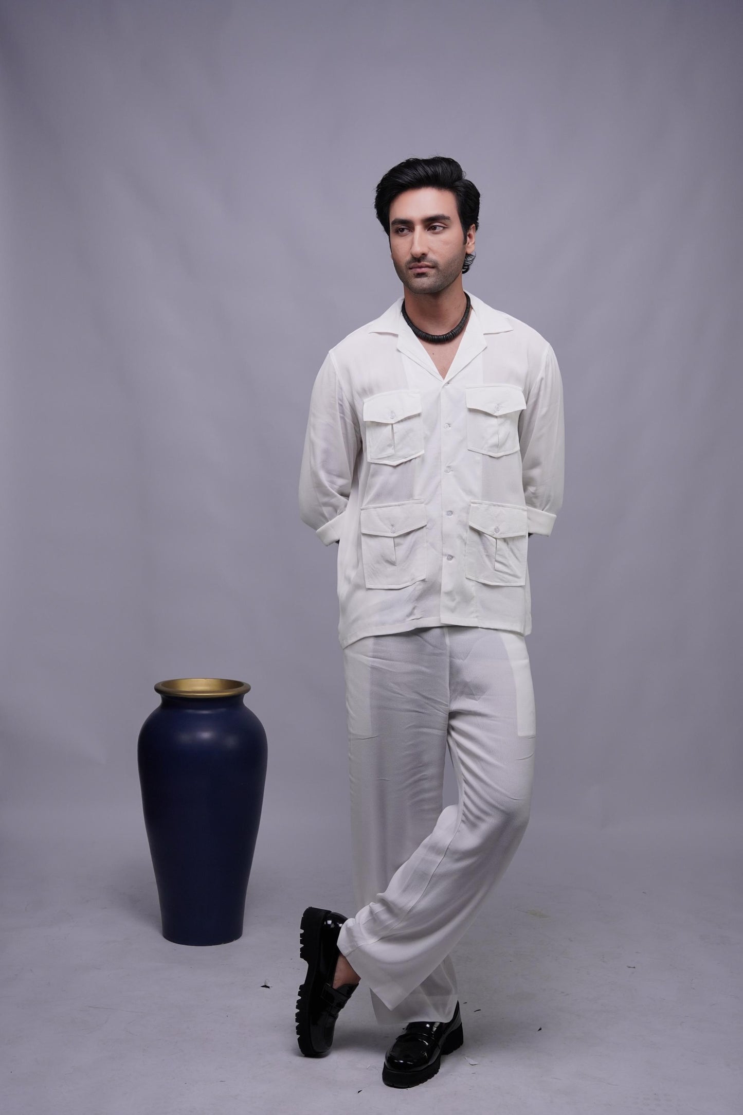 Soft Touch - Coord Set - White