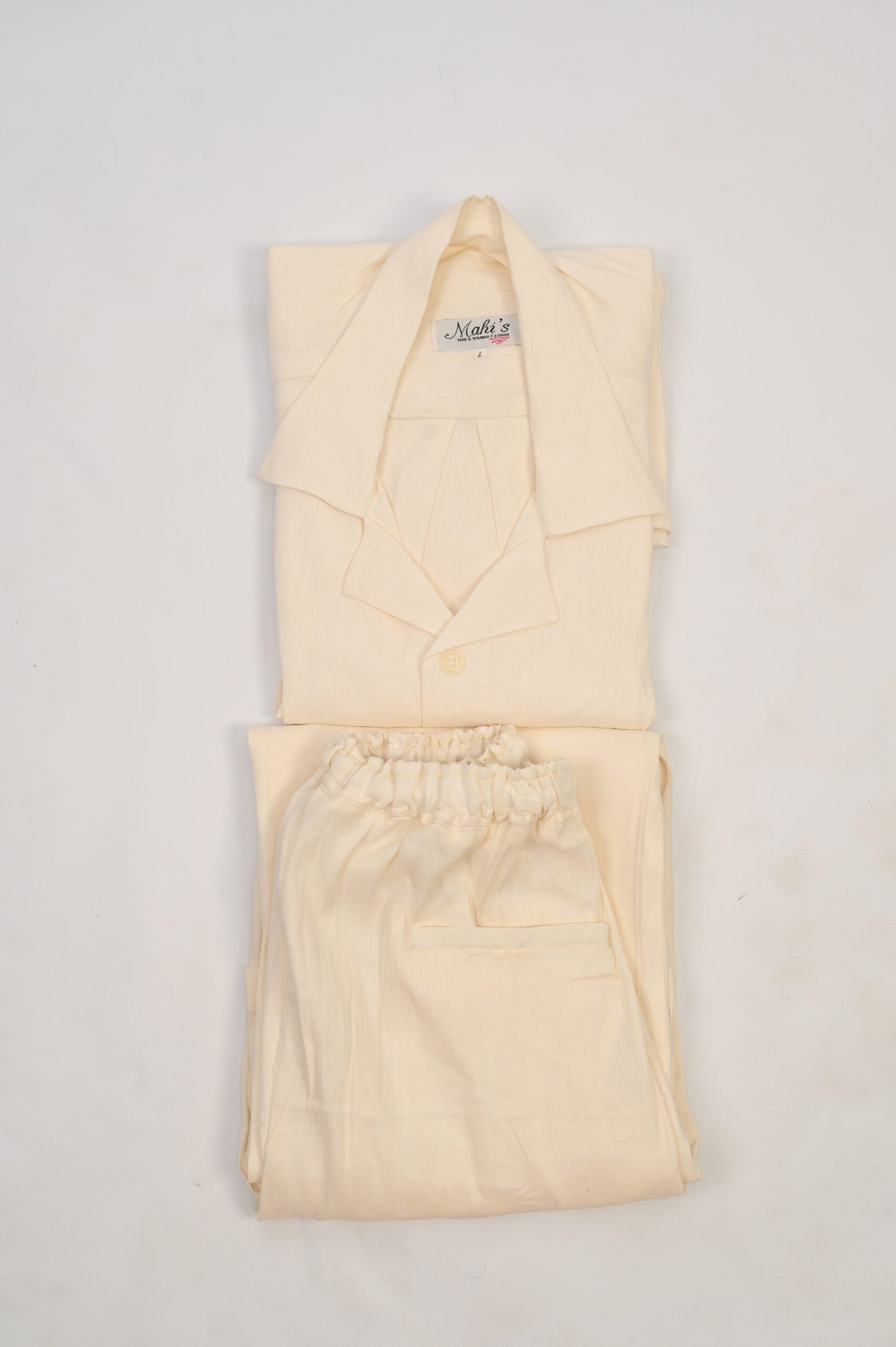 Ivory Irish Linen Suit