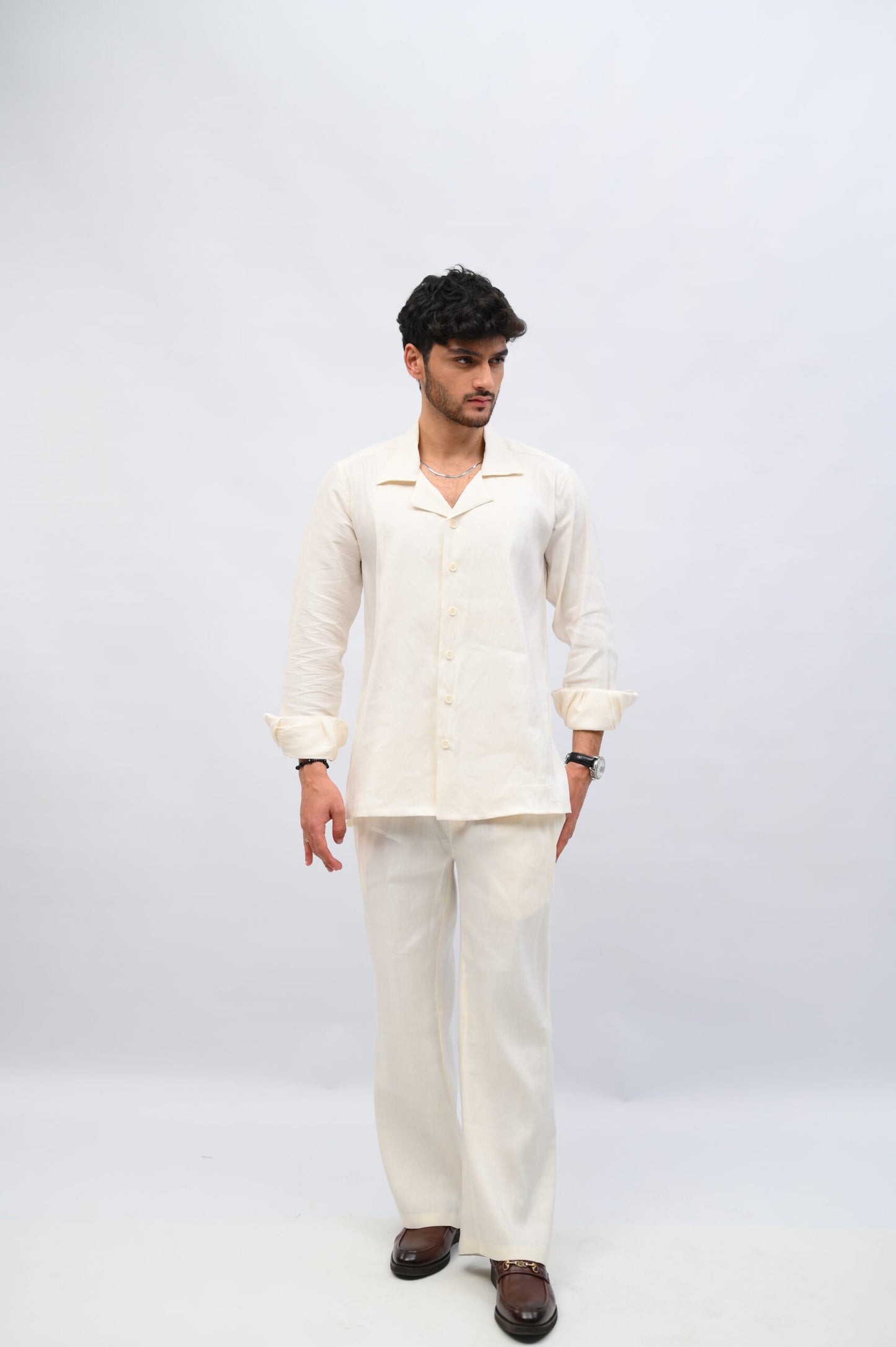 Ivory Irish Linen Suit