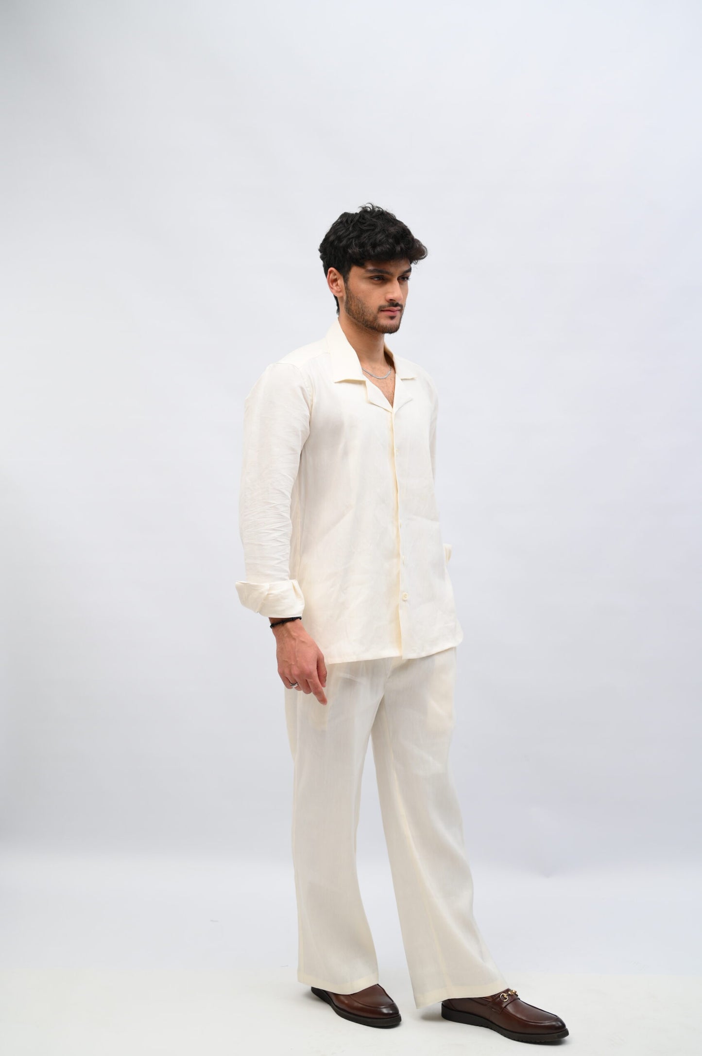 Ivory Irish Linen Suit