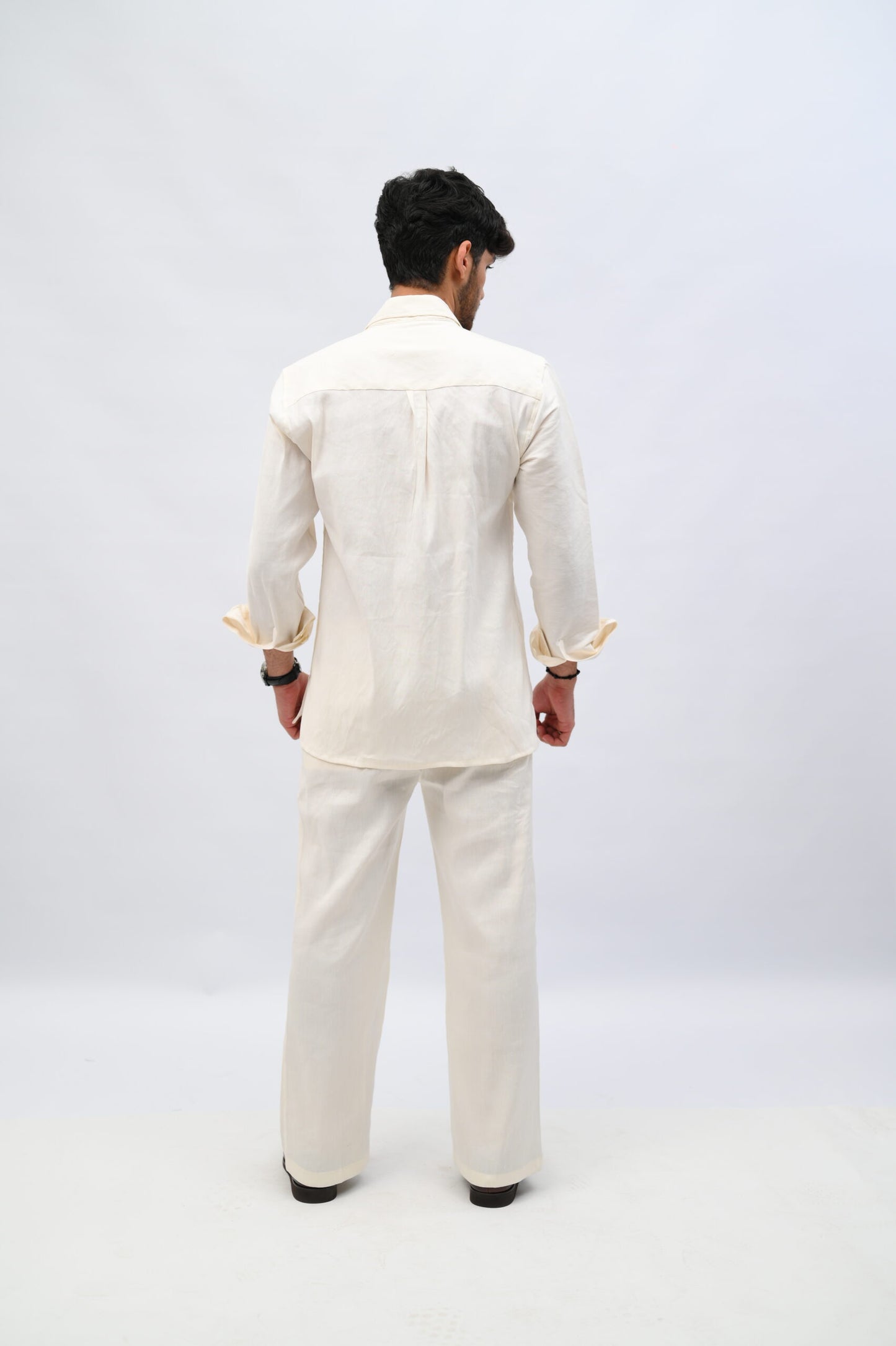 Ivory Irish Linen Suit
