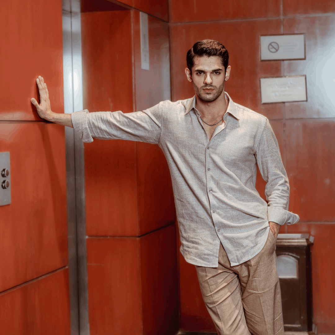 Ash Mist Linen Shirt - Mahi's