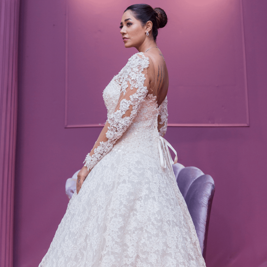 Snowflake Serenade Gown - Mahi's