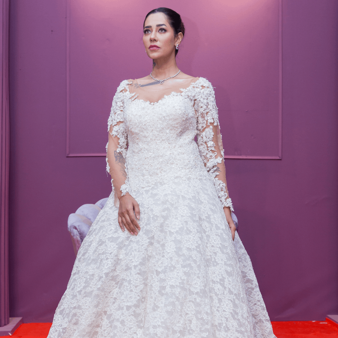 Snowflake Serenade Gown - Mahi's