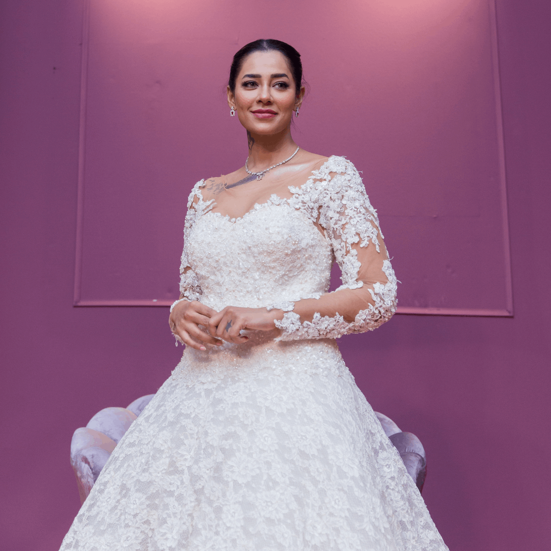 Snowflake Serenade Gown - Mahi's