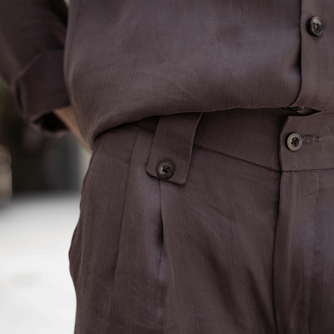 Mocha Tailored Trousers - Mahi's