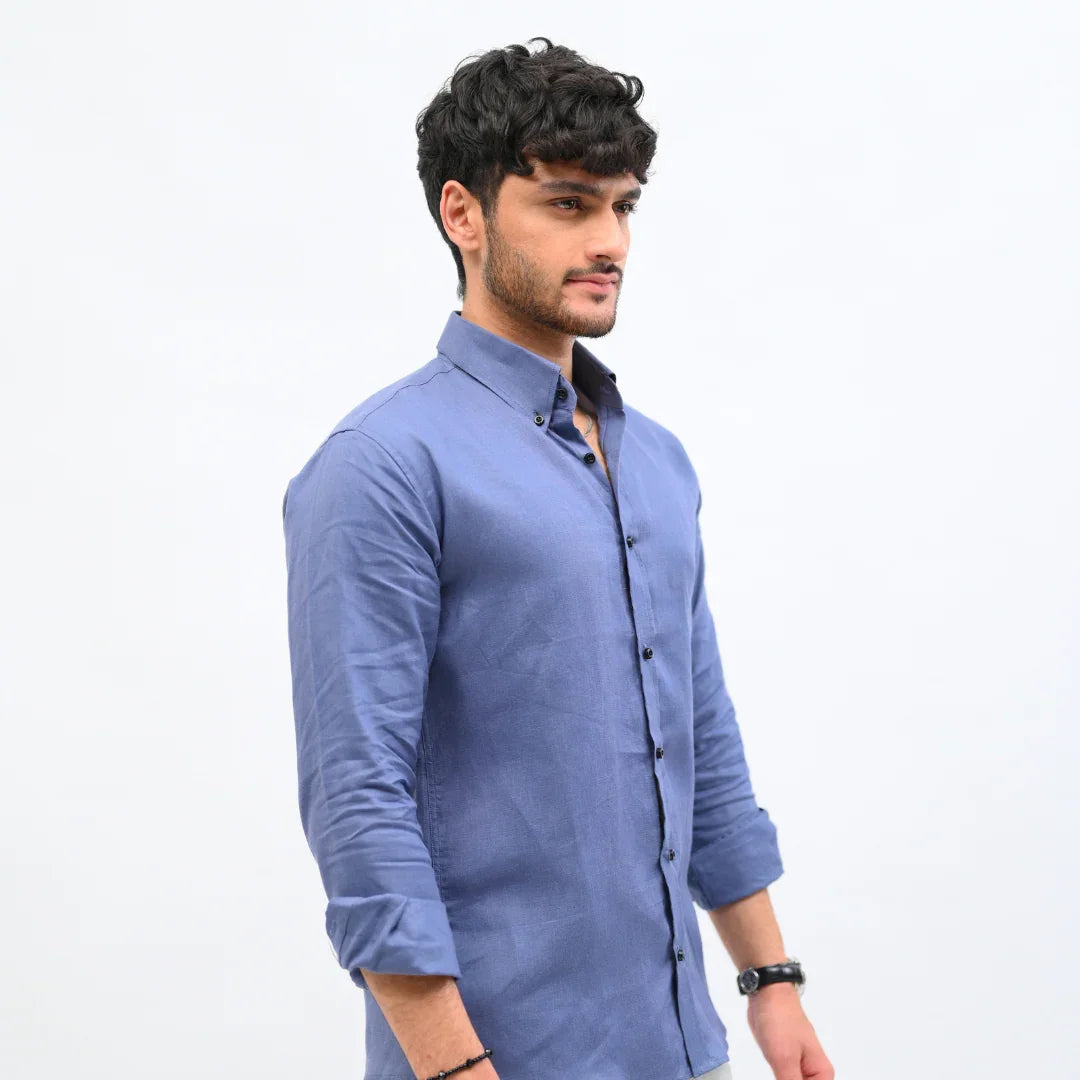 Ocean Mist Irish Linen Shirt - Mahi's