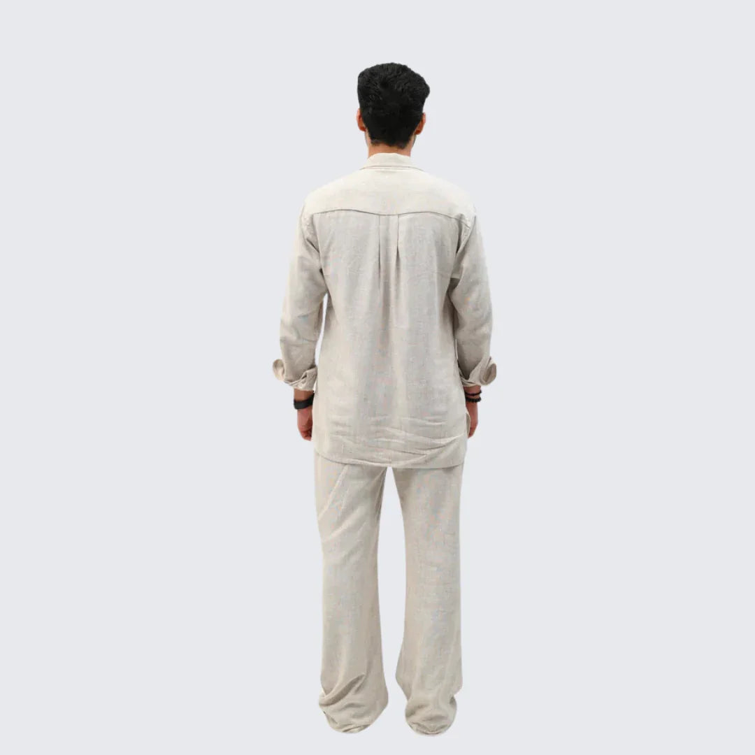 Sand Dune Irish Linen Suit - Mahi's