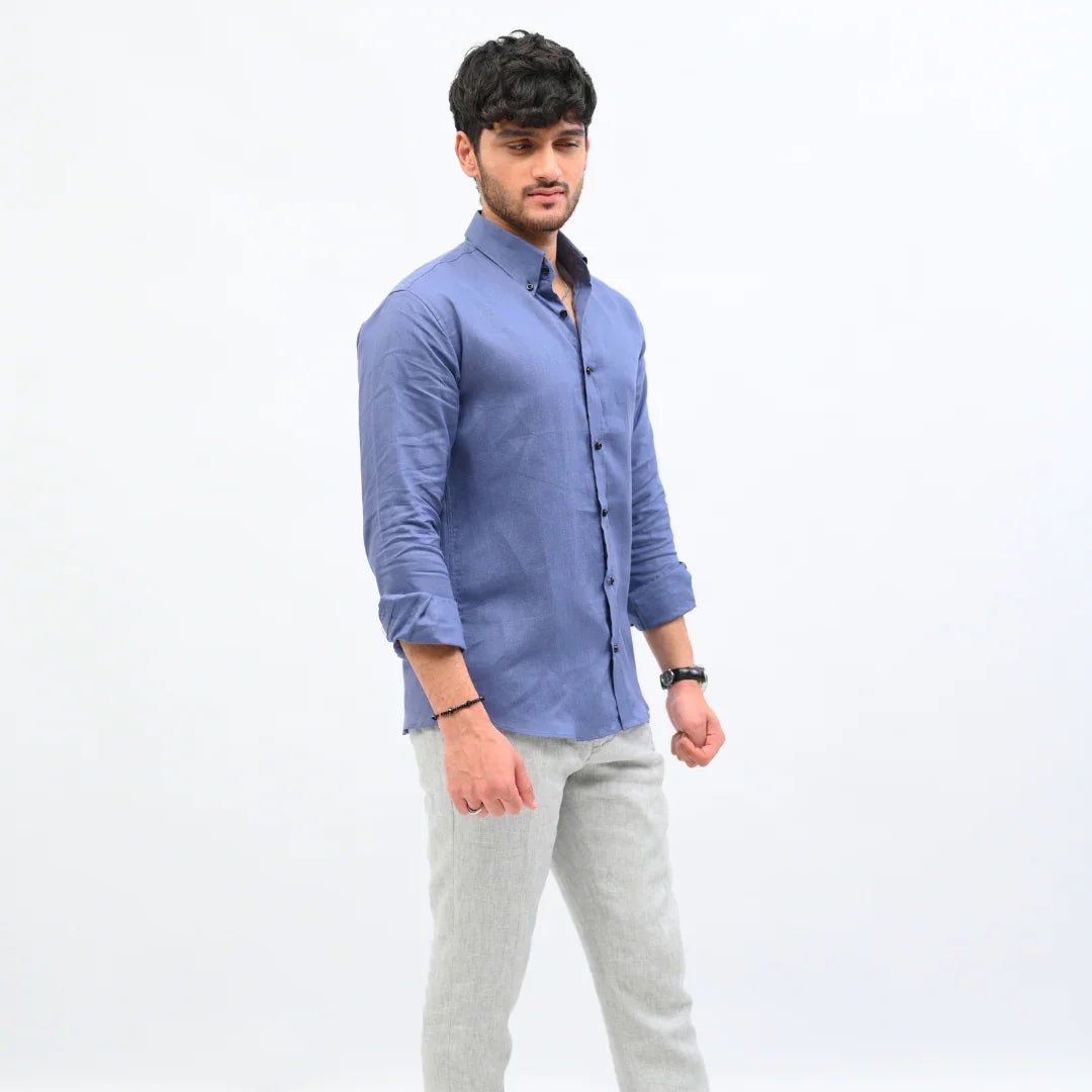 Ocean Mist Irish Linen Shirt - Mahi's