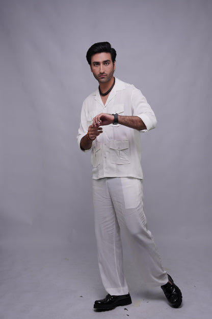 Soft Touch - Coord Set - White