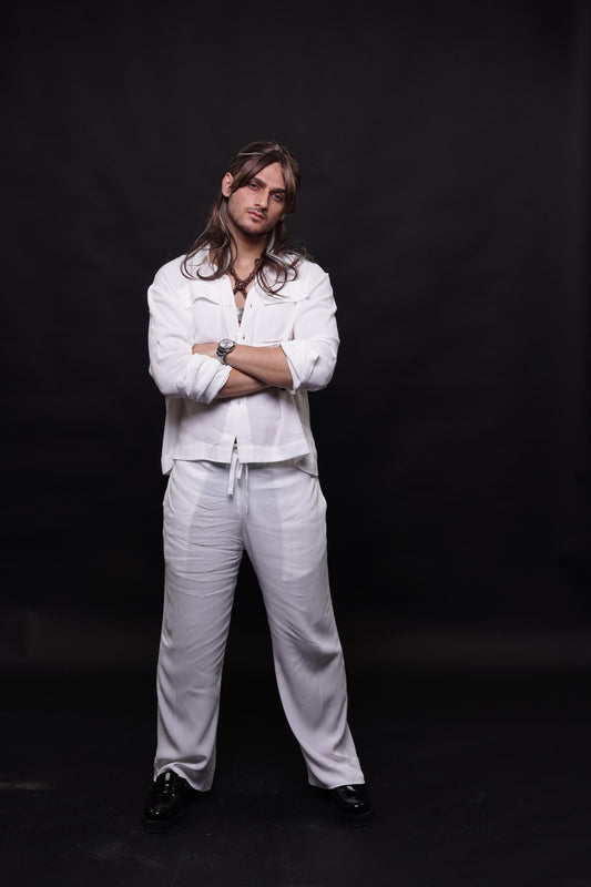 Soft Touch - Coord Set - White