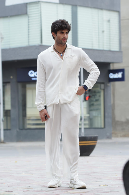 Soft Touch - Coord Set - White