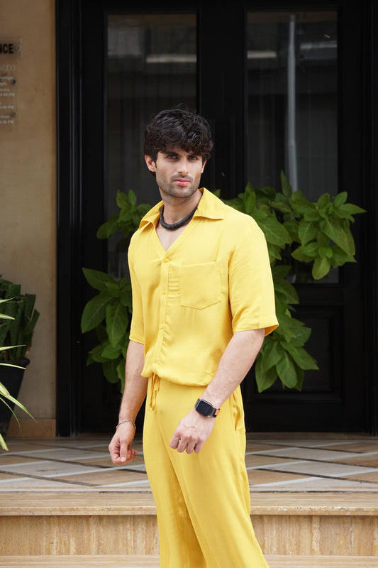 Soft Touch - Coord Set - Yellow