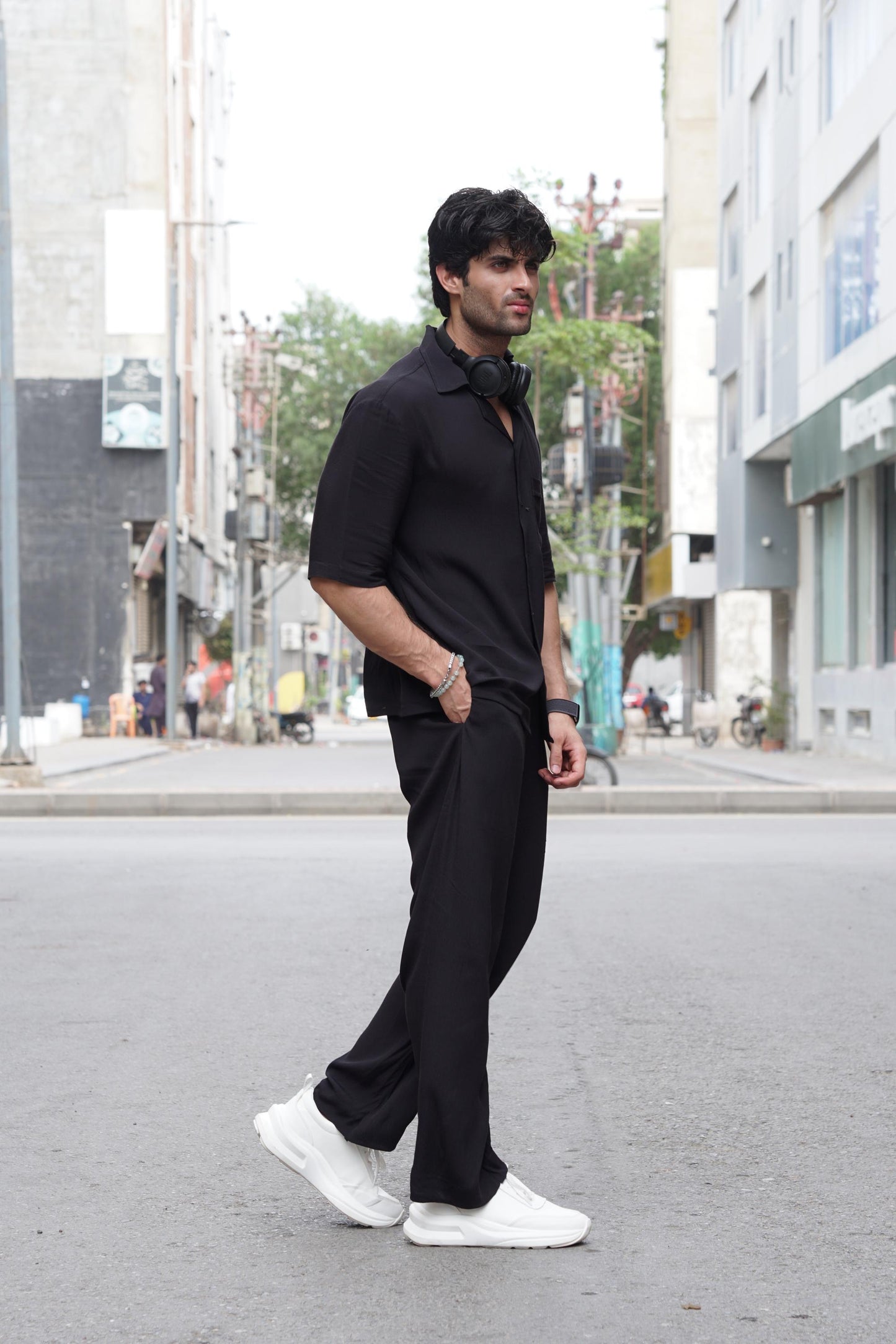 Soft Touch - Coord Set - Black