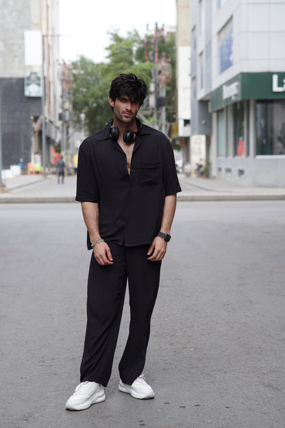 Soft Touch - Coord Set - Black