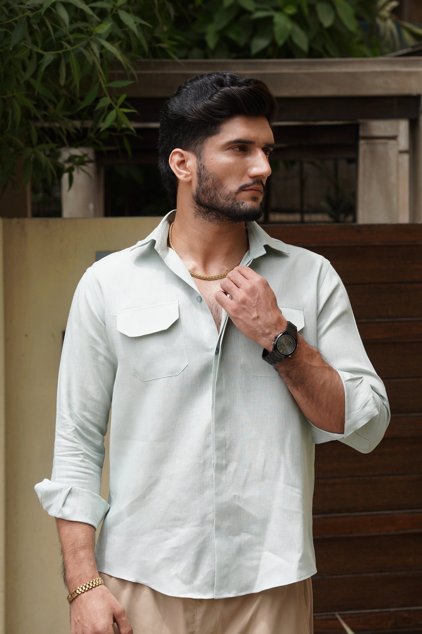 Soft Touch - Irish Linen Shirt - White