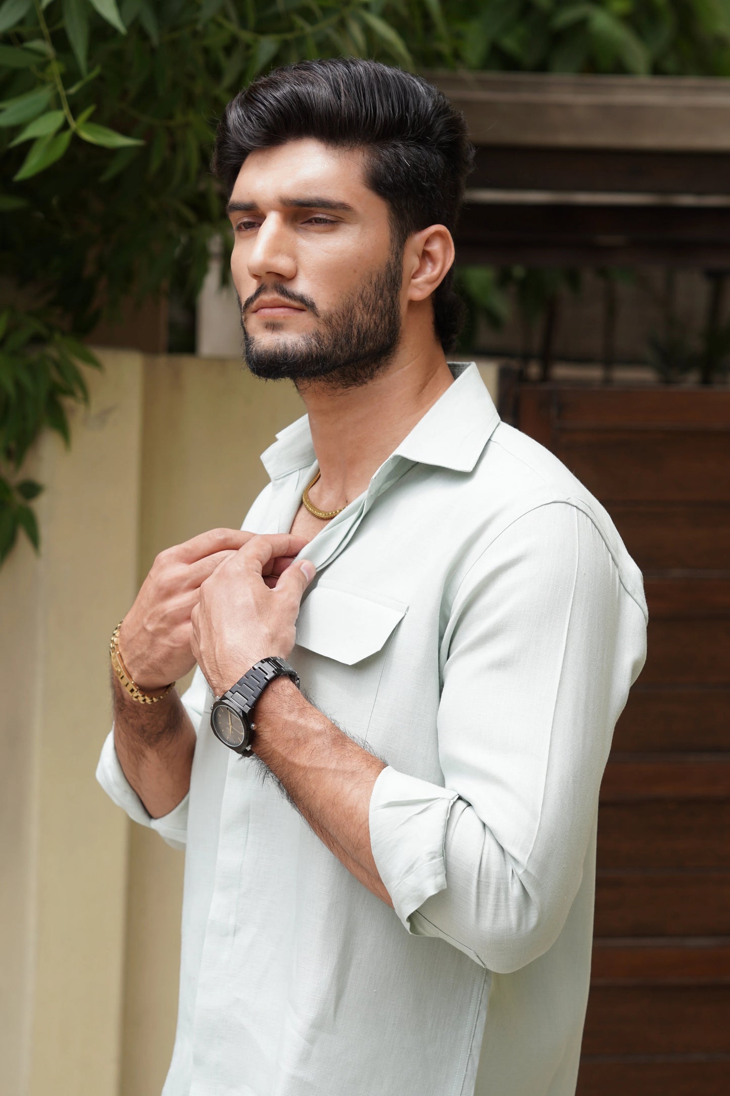 Soft Touch - Irish Linen Shirt - White