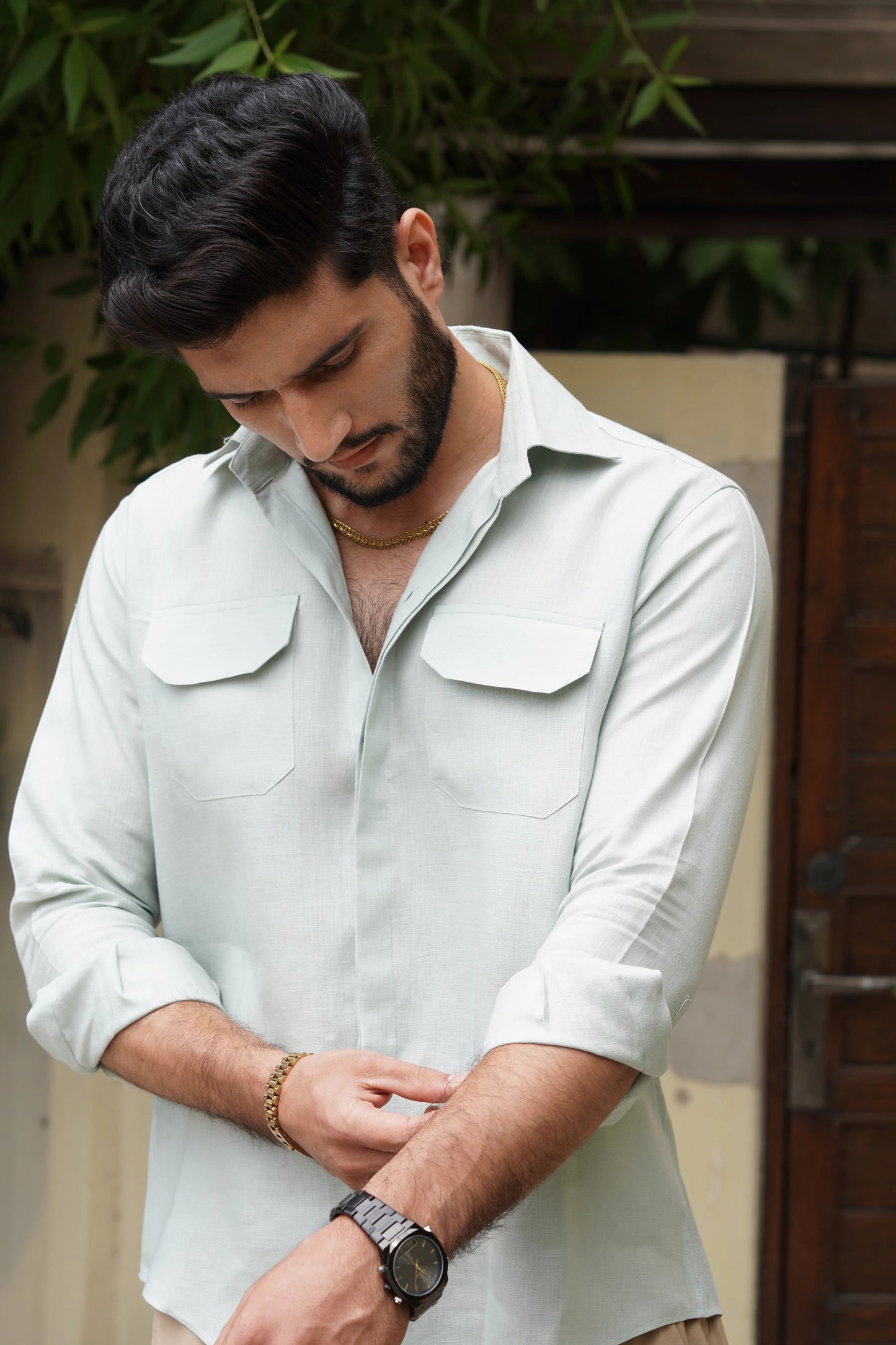 Soft Touch - Irish Linen Shirt - White