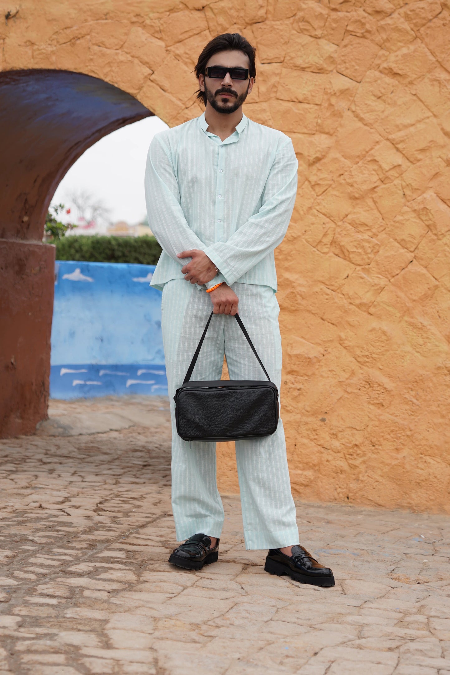 Soft Touch - Irish Linen Coord Set- Light Green