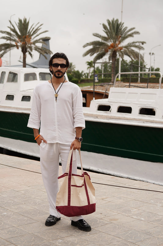 Soft Touch - Irish Linen Shirt - White