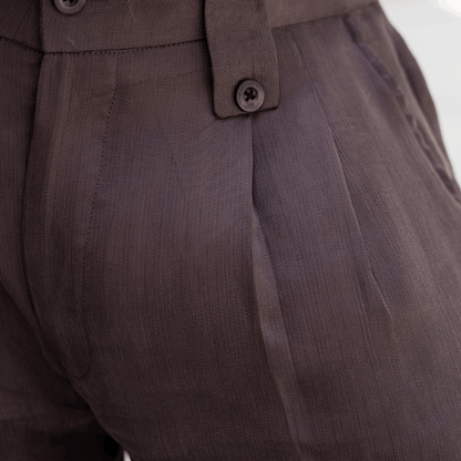 Mocha Tailored Trousers - Mahi's