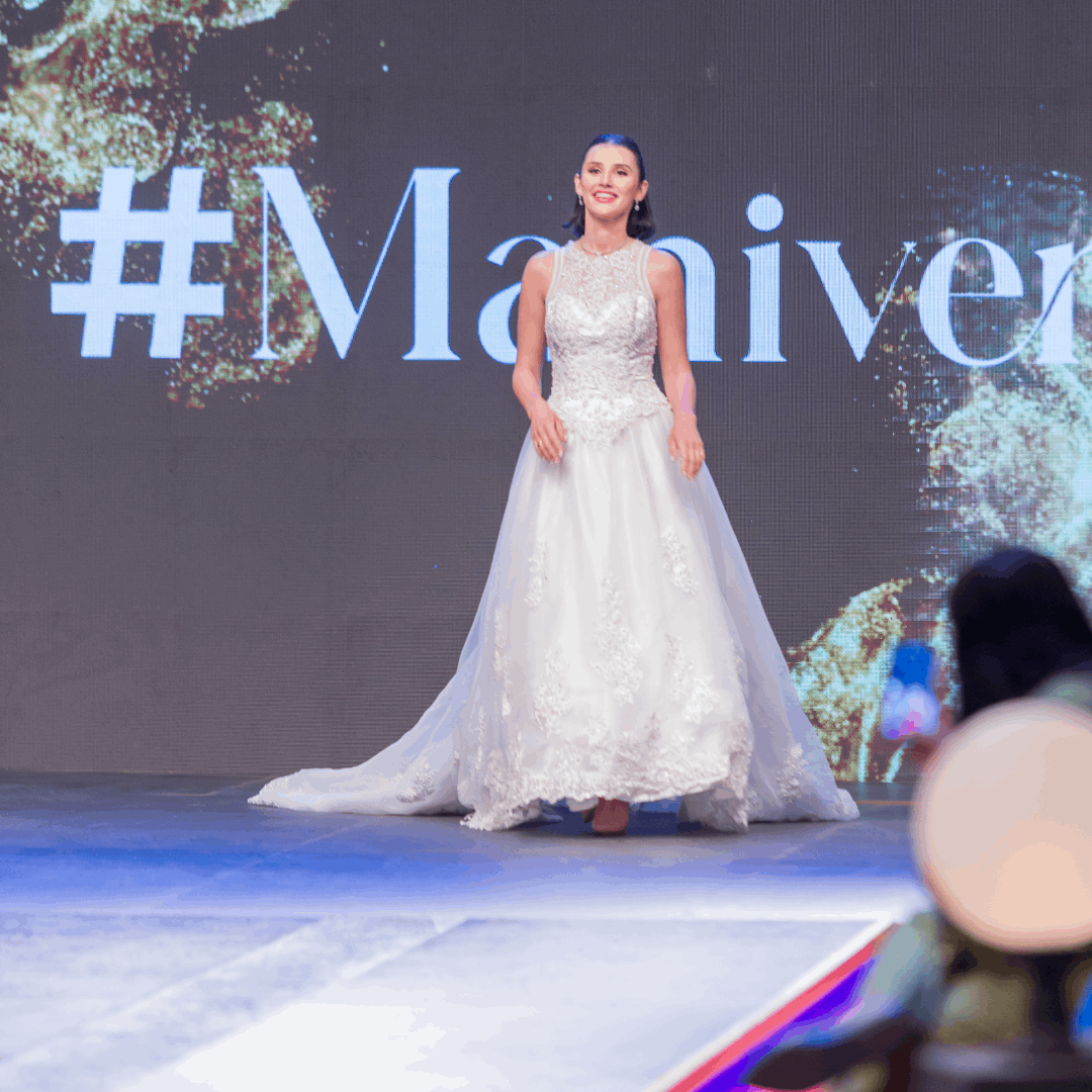 Lace A-Line Gown - Mahi's