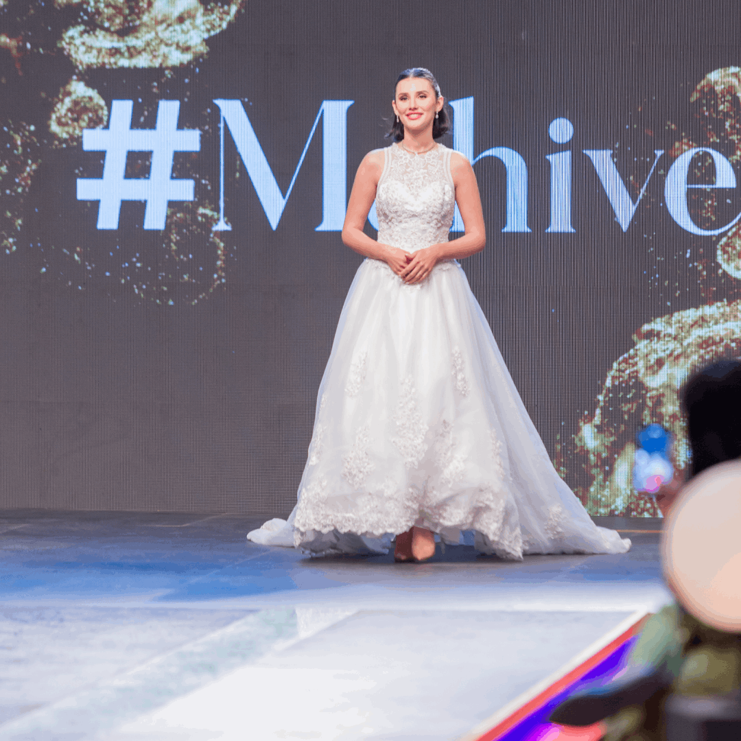 Lace A-Line Gown - Mahi's