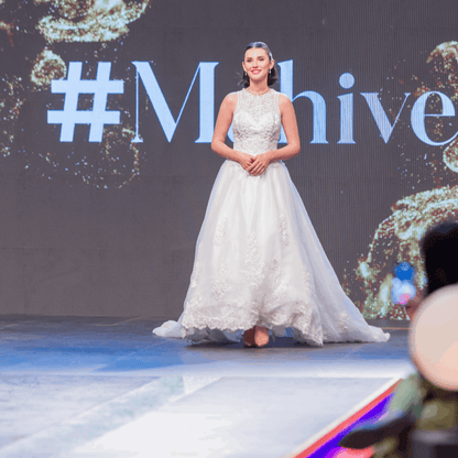 Lace A-Line Gown - Mahi's