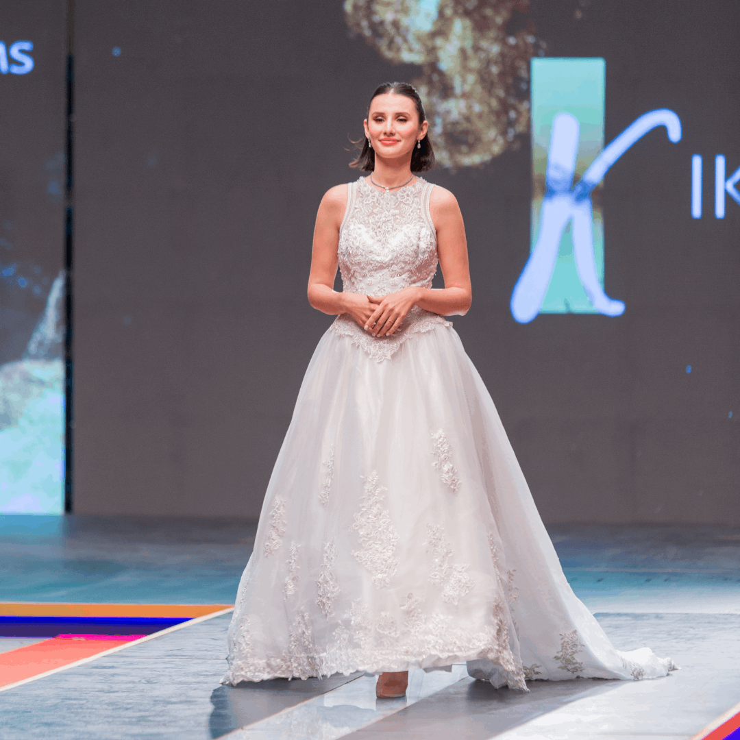 Lace A-Line Gown - Mahi's