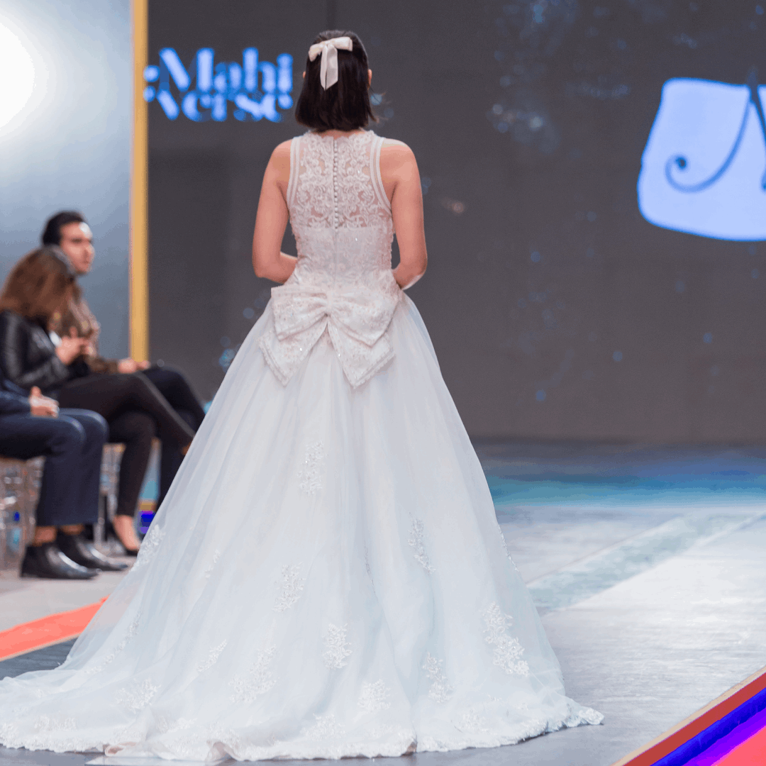 Lace A-Line Gown - Mahi's