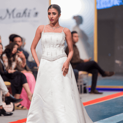Moonstone Bloom Gown - Mahi's