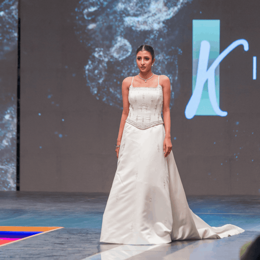 Moonstone Bloom Gown - Mahi's