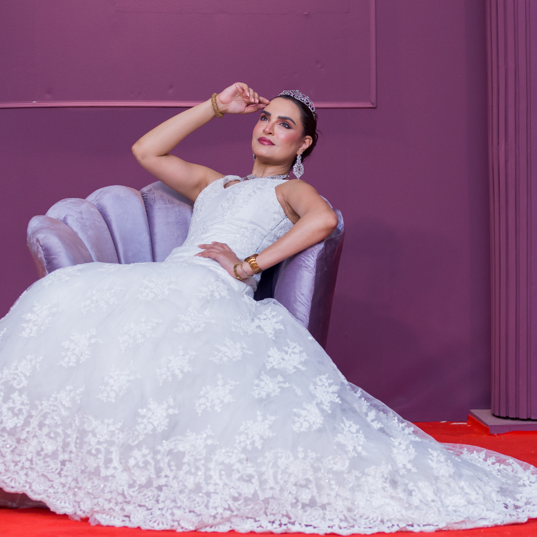 Ethereal Pearl Whisper Gown