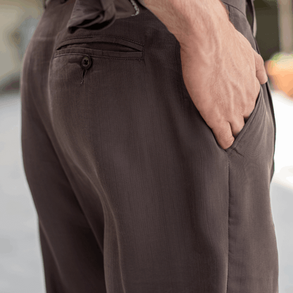 Mocha Tailored Trousers - Mahi's