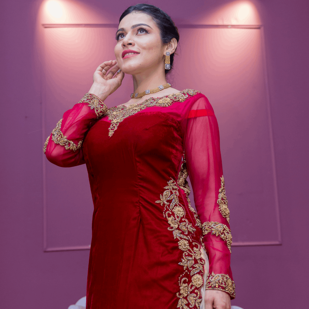 Empress of Bordeaux Gown - Mahi's