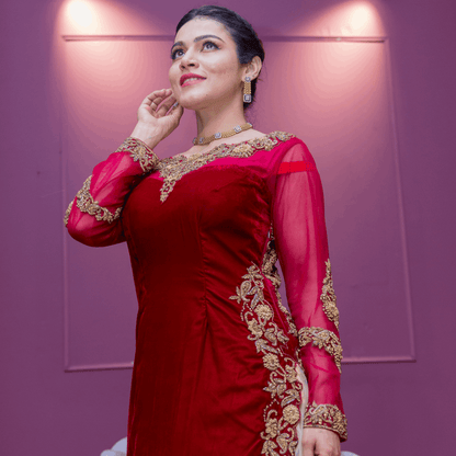 Empress of Bordeaux Gown - Mahi's