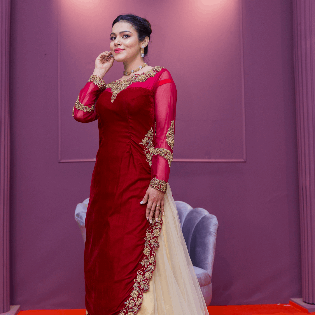 Empress of Bordeaux Gown - Mahi's