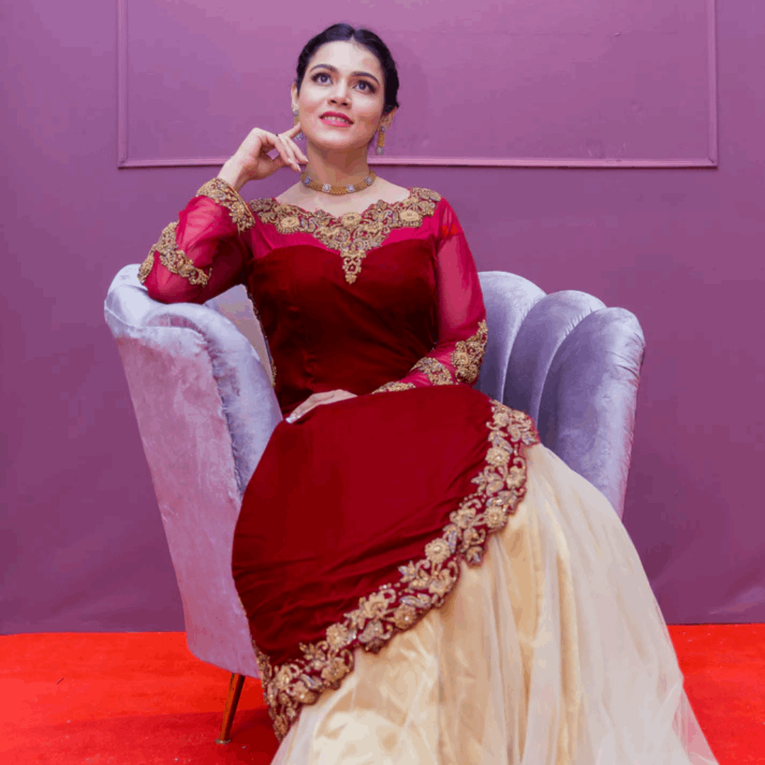 Empress of Bordeaux Gown - Mahi's
