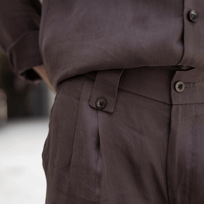 Mocha Tailored Trousers - Mahi's