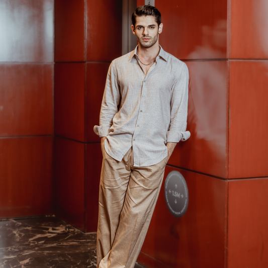 Ash Mist Linen Shirt