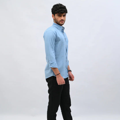 Sky Blue Formal Shirt - Mahi's
