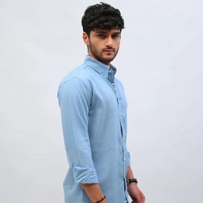 Sky Blue Formal Shirt - Mahi's