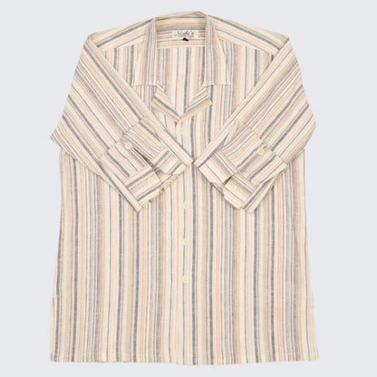 Sand Stripes Linen Shirt - Mahi's