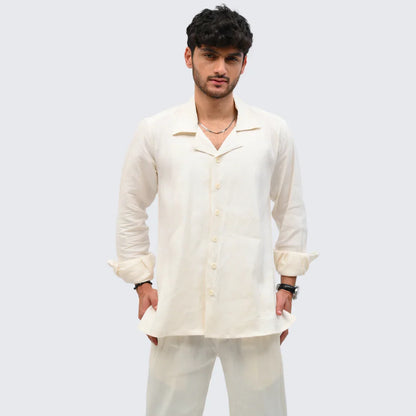 Ivory Irish Linen Suit - Mahi's