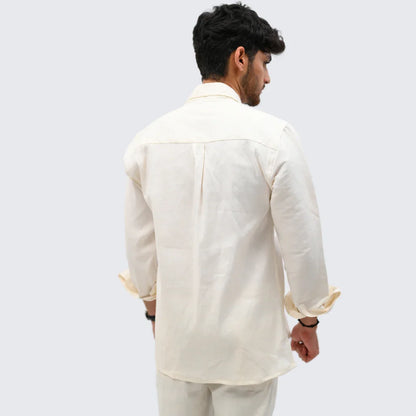 Ivory Irish Linen Suit - Mahi's