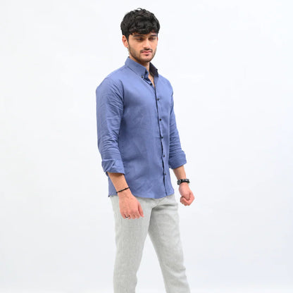 Ocean Mist Irish Linen Shirt - Mahi's